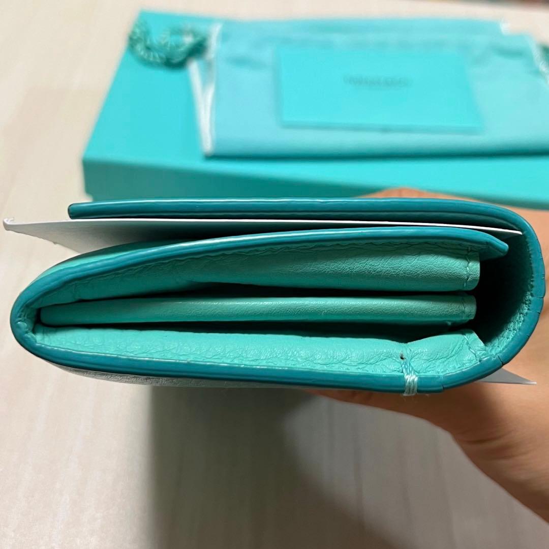 ティファニーキャットストリート　コンチネンタルフラップウォレット長財布