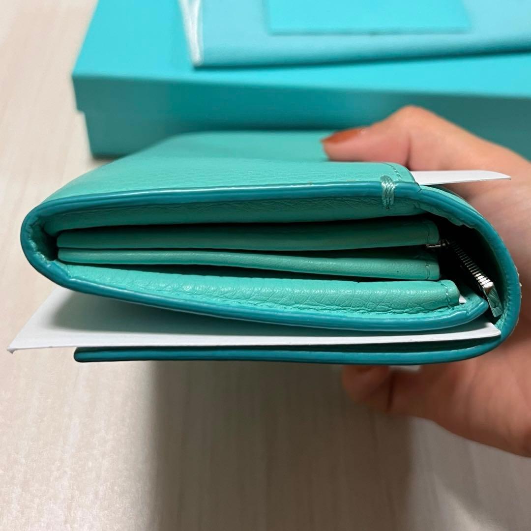 ティファニーキャットストリート　コンチネンタルフラップウォレット長財布