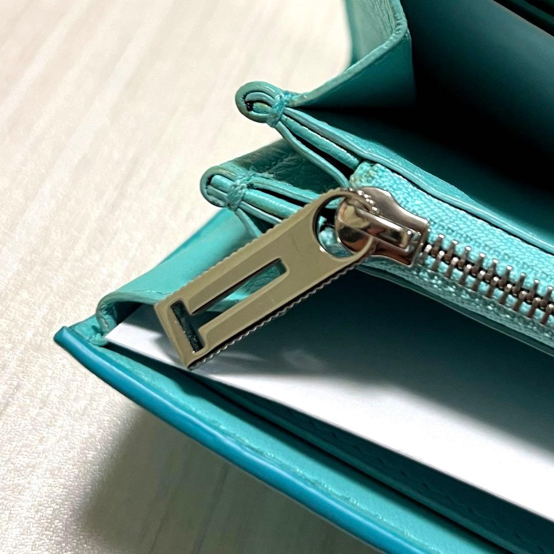 ティファニーキャットストリート　コンチネンタルフラップウォレット長財布