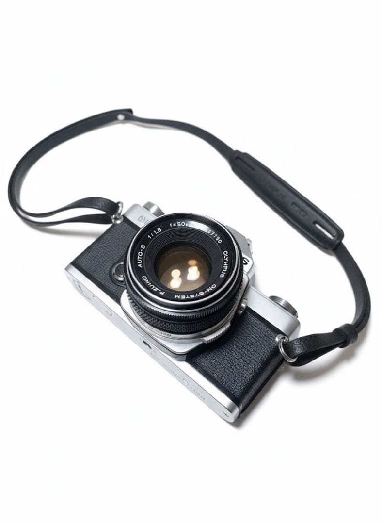 OLYMPUS OM-1 一眼レフカメラ 50mmレンズ、望遠レンズ付