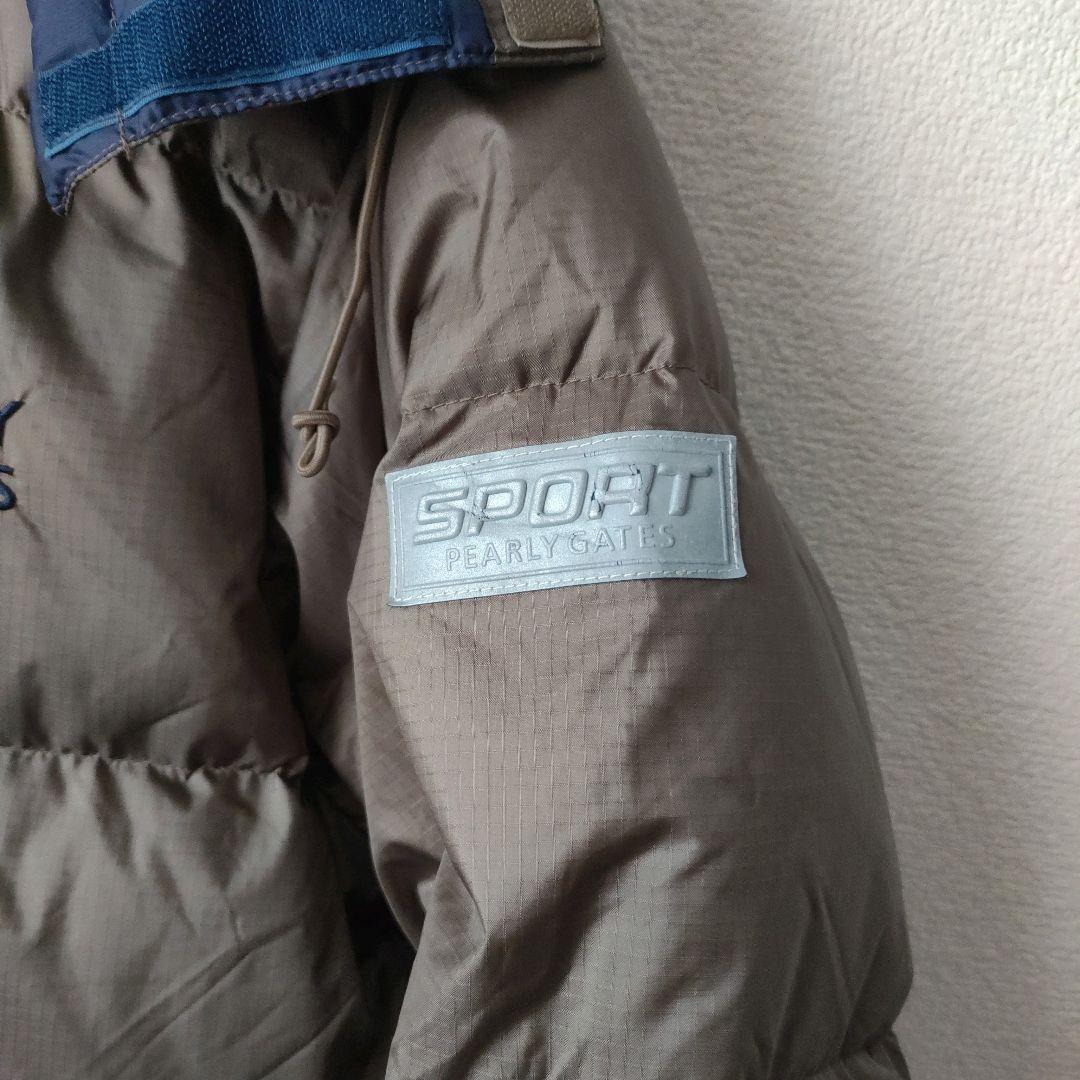 PEARLY GATES ダウンジャケット フード カーキ M ゴルフ