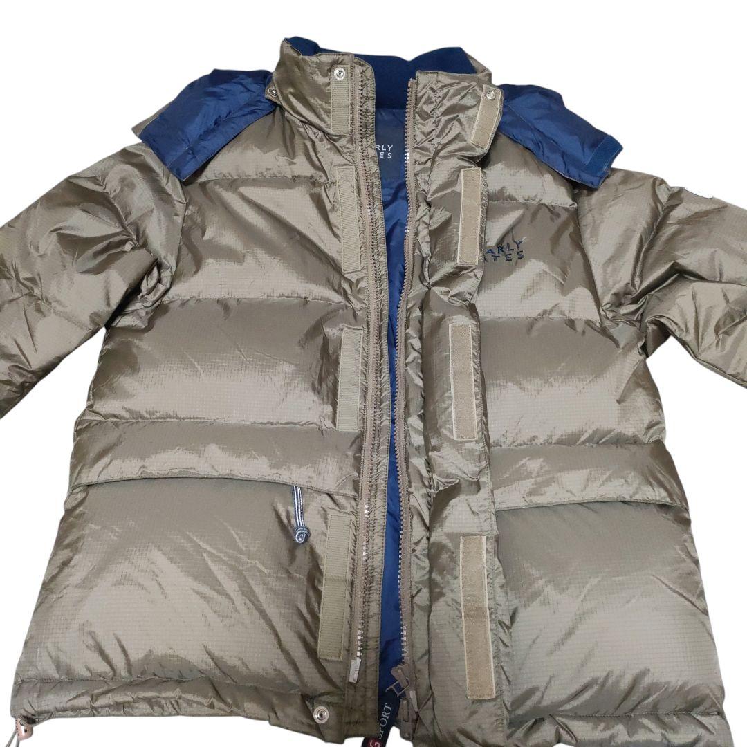 PEARLY GATES ダウンジャケット フード カーキ M ゴルフ
