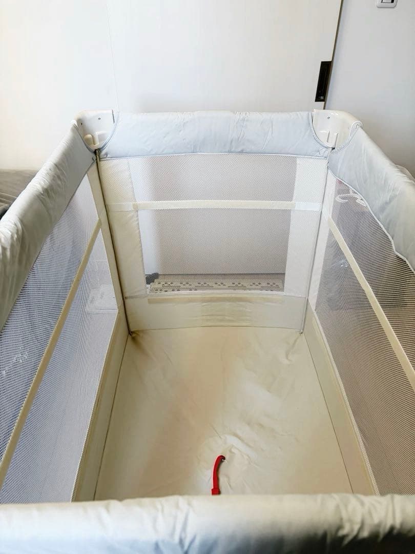 【美品】Aprica ココネルエアープラスAB 折りたたみ ベビーベッド