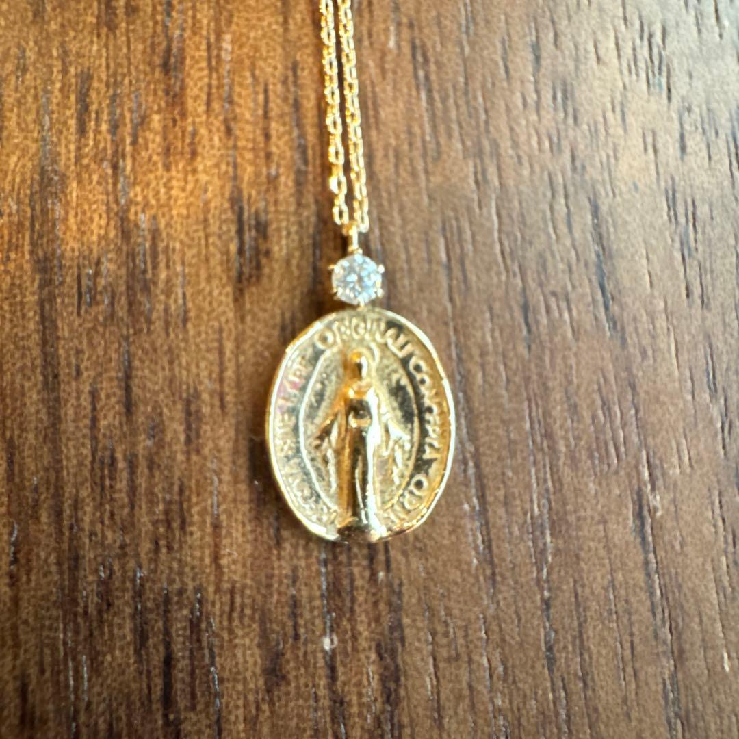 【極美品】SIENA RORE ネックレス マリア K10 イエローゴールド♡