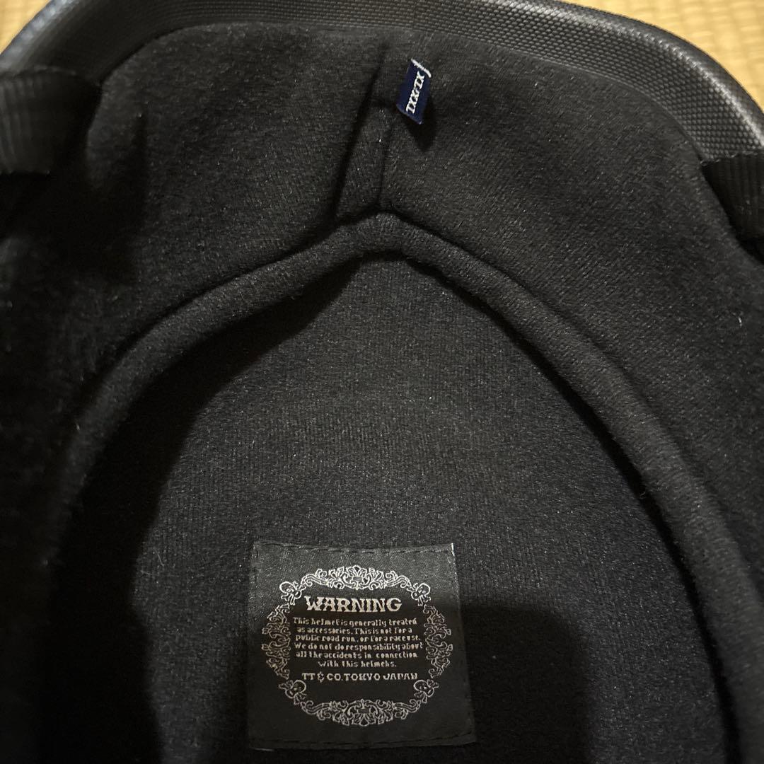 TT&CO. バイクヘルメットハーフUSAイーグル公道使用不可ハーレーアメリカン