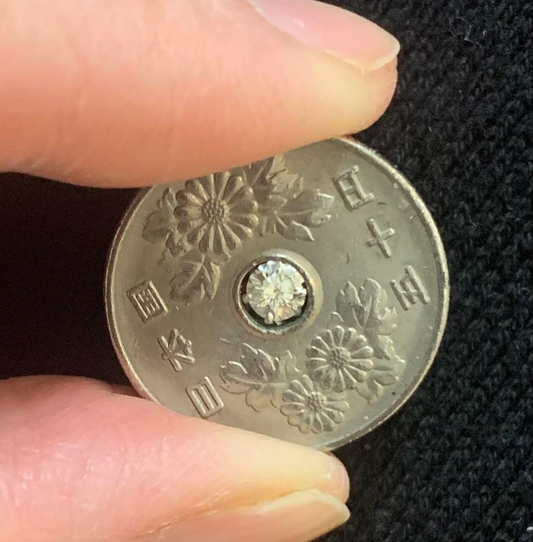 Pt900 一粒ダイヤ スタッドピアス 0.25ct (片耳用)