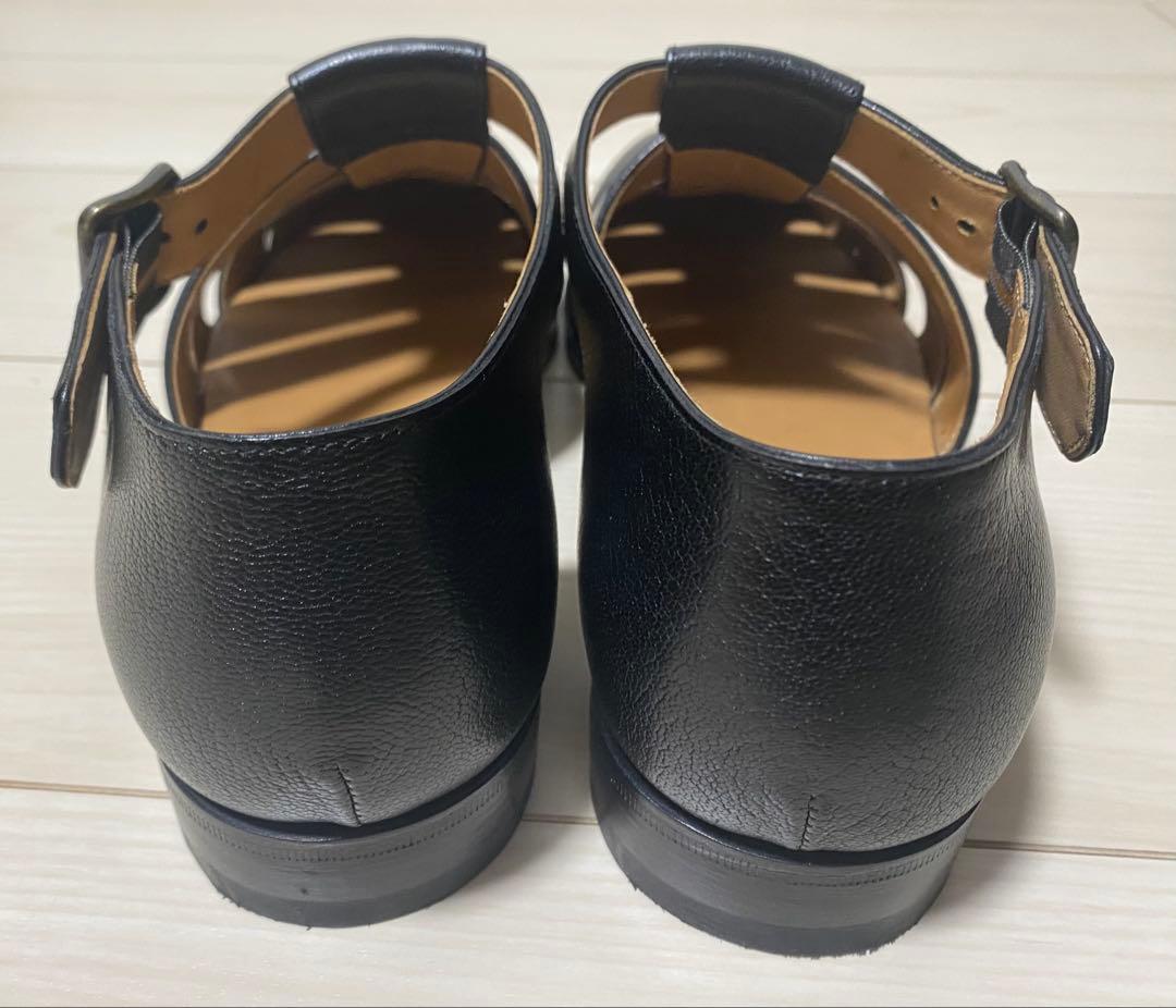 F.lli Giacometti グルカサンダル ネロ 黒 サイズ40