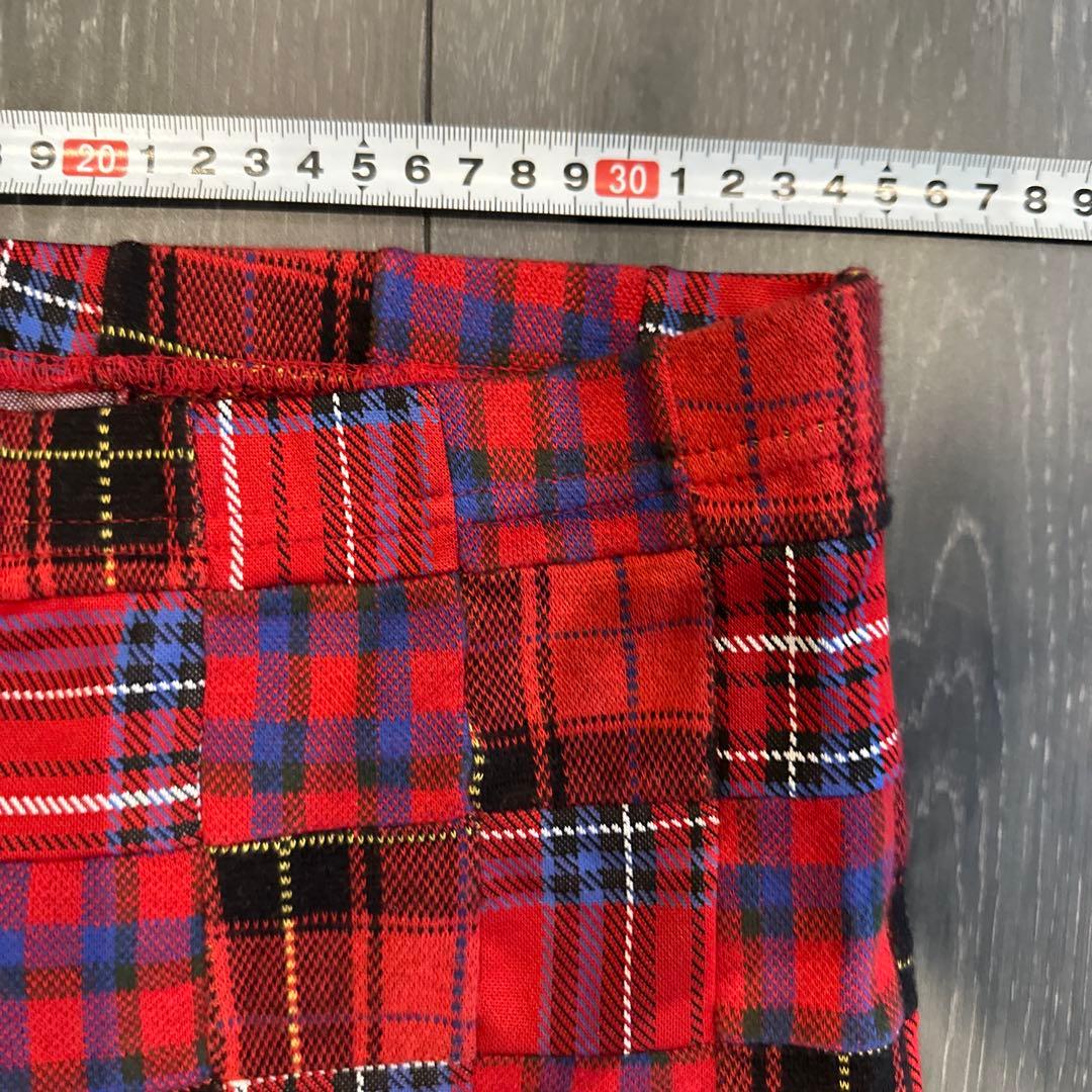 Comme des garçons  plus チェックレギンスSレッド