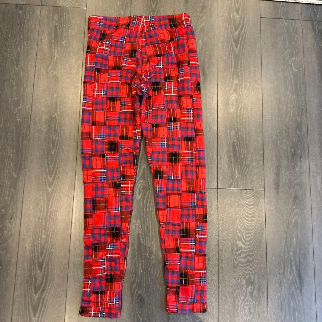 Comme des garçons  plus チェックレギンスSレッド