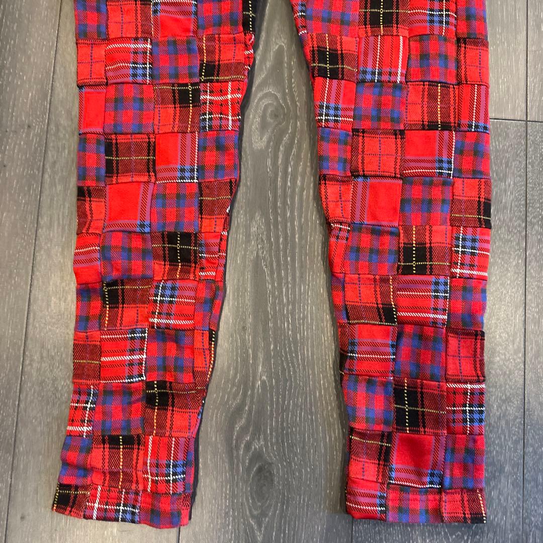 Comme des garçons  plus チェックレギンスSレッド