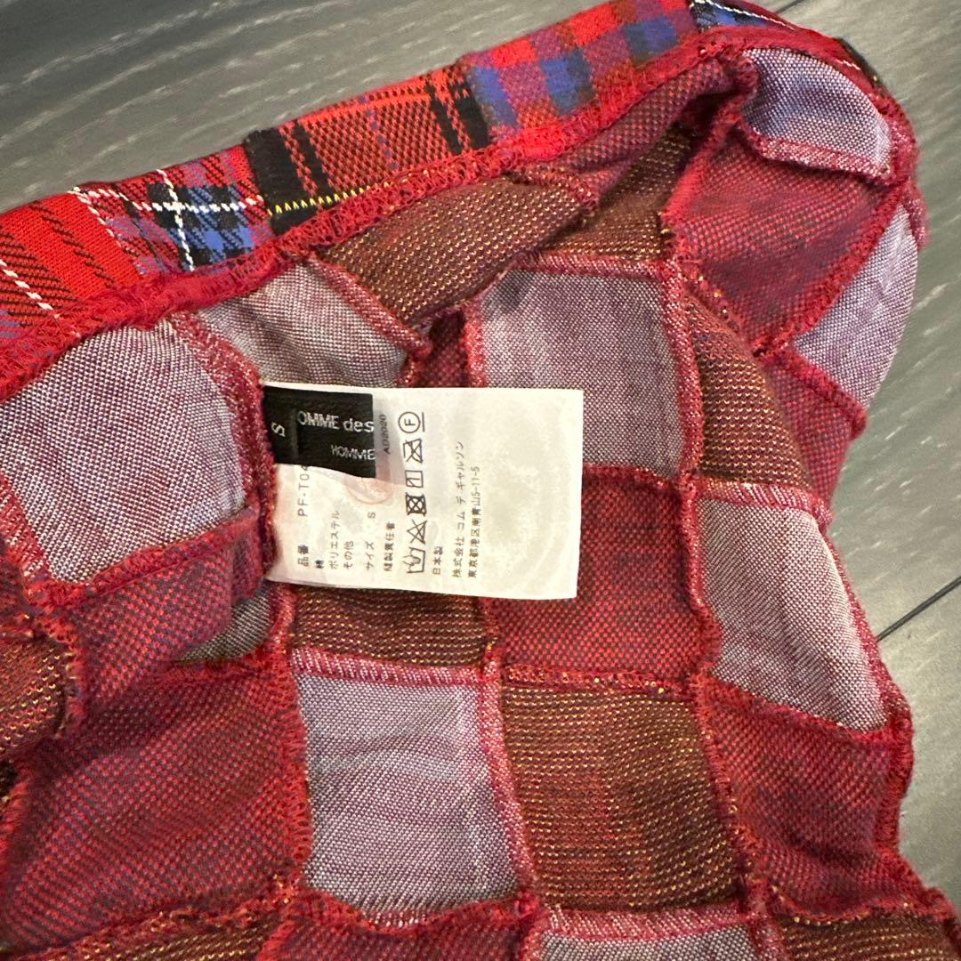 Comme des garçons  plus チェックレギンスSレッド