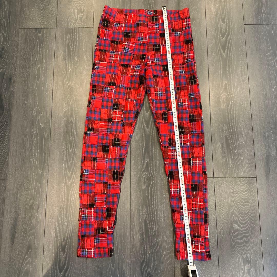 Comme des garçons  plus チェックレギンスSレッド