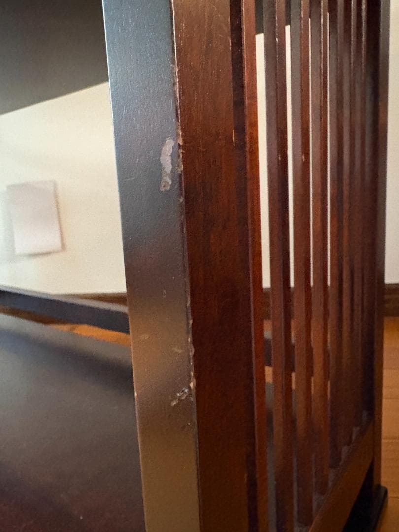 北海道民芸家具 書棚 木製 本棚 無垢 ブックシェルフ古民家家具 国産 日本製