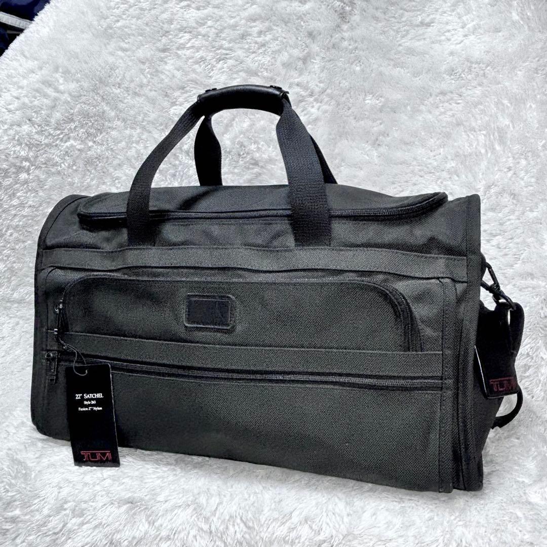 ✨未使用級✨ TUMI 22インチ SATCHEL 大型ボストン 黒