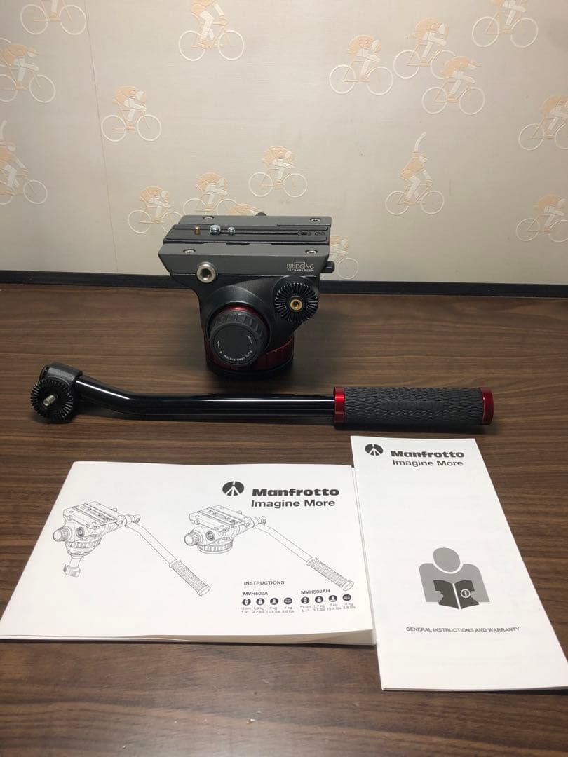 Manfrotto 2WAY雲台 プロフルードビデオ雲台 MVH502AH