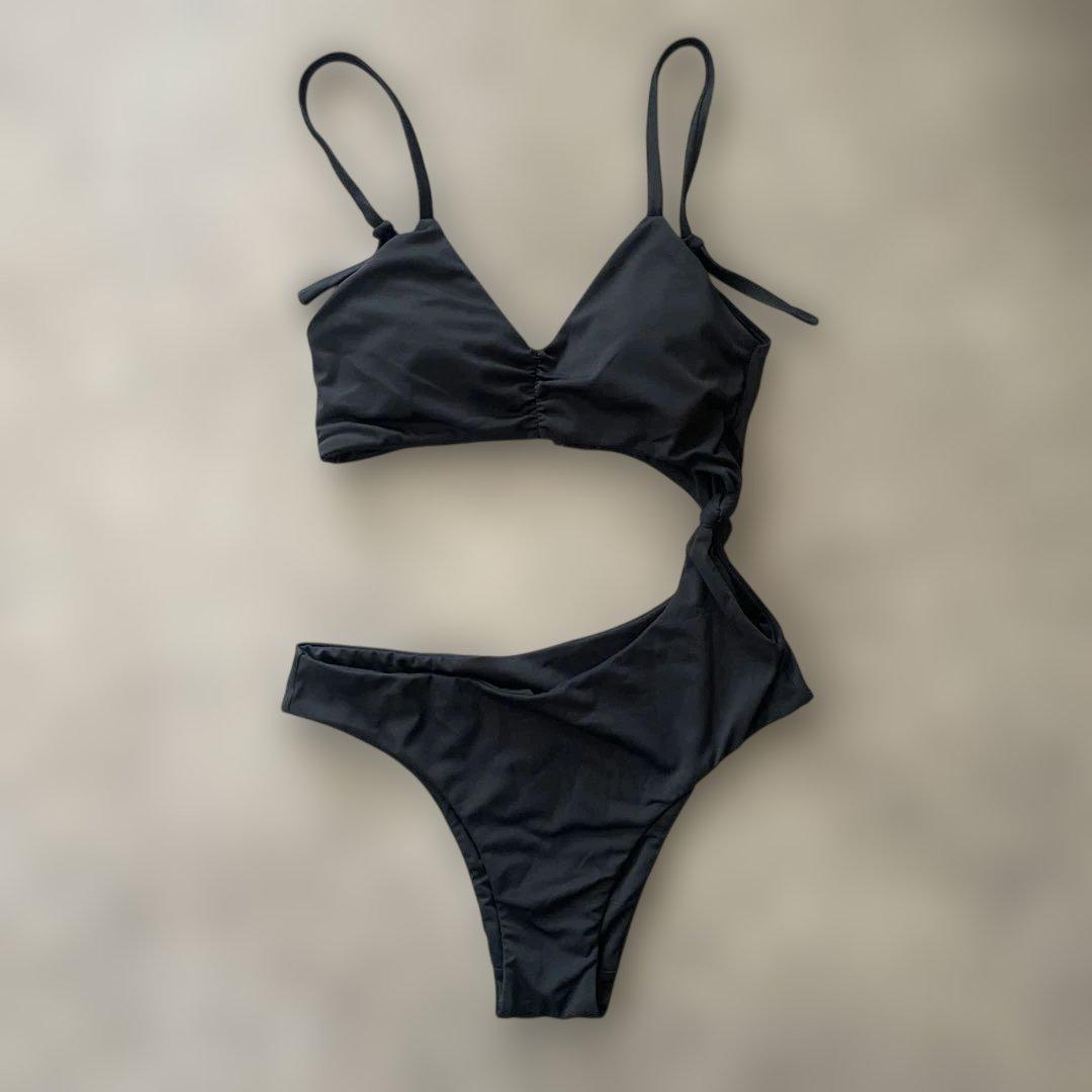 ALEXIASTAM mia ブラック M 水着 アリシアスタン ビキニ 黒