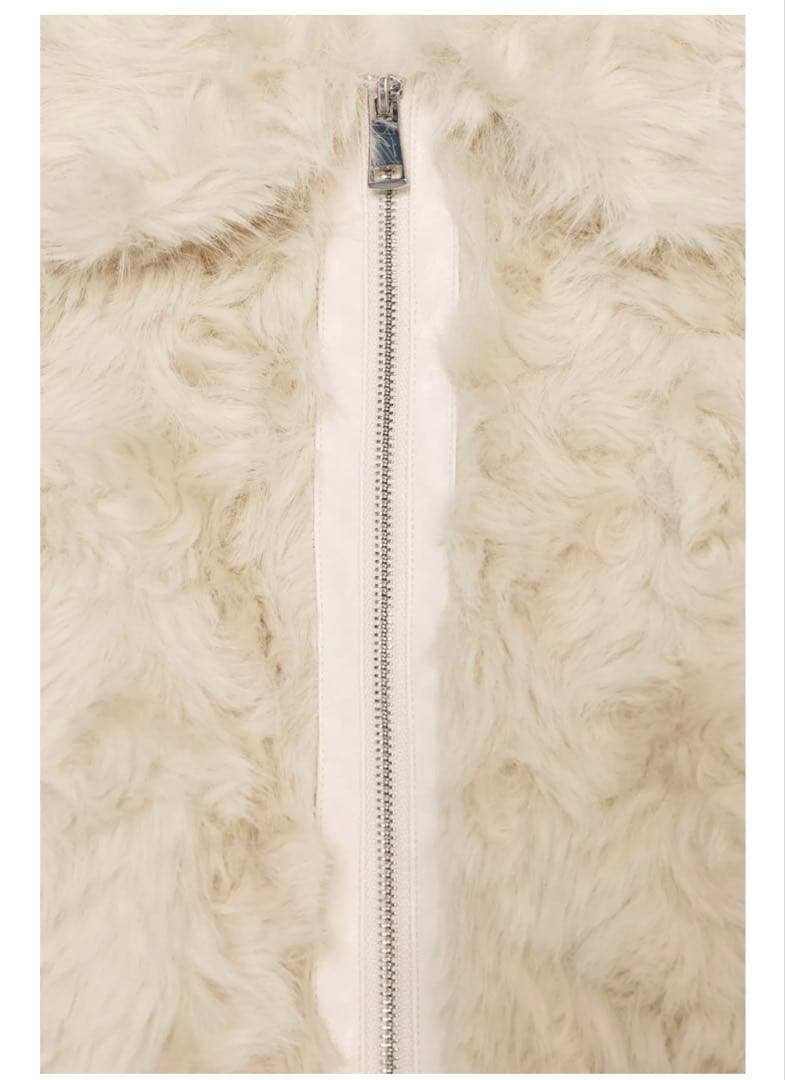 完売品⭐︎ZARA フェイクファーボンバージャケット M エクリュ