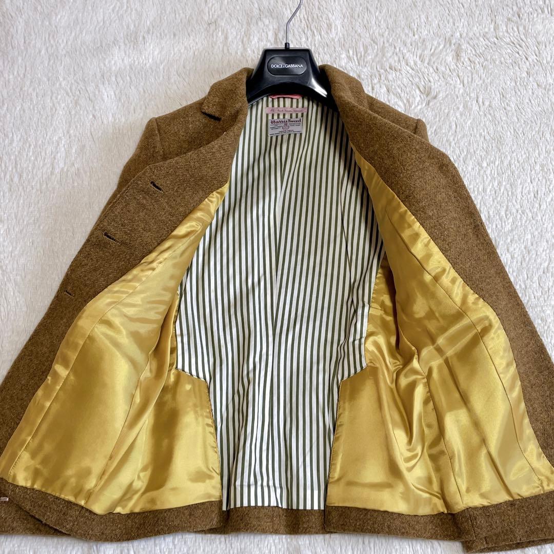 美品 ポールスミス ハリスツイードコラボ ウール テーラードジャケット チェック