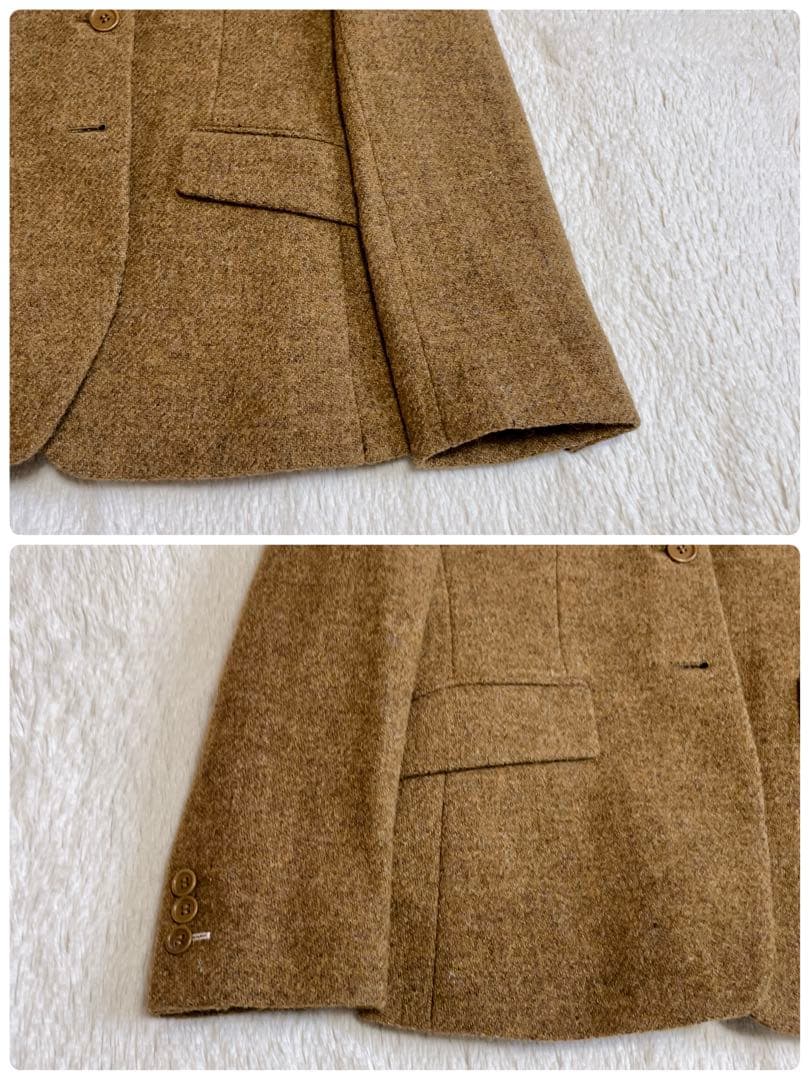 美品 ポールスミス ハリスツイードコラボ ウール テーラードジャケット チェック