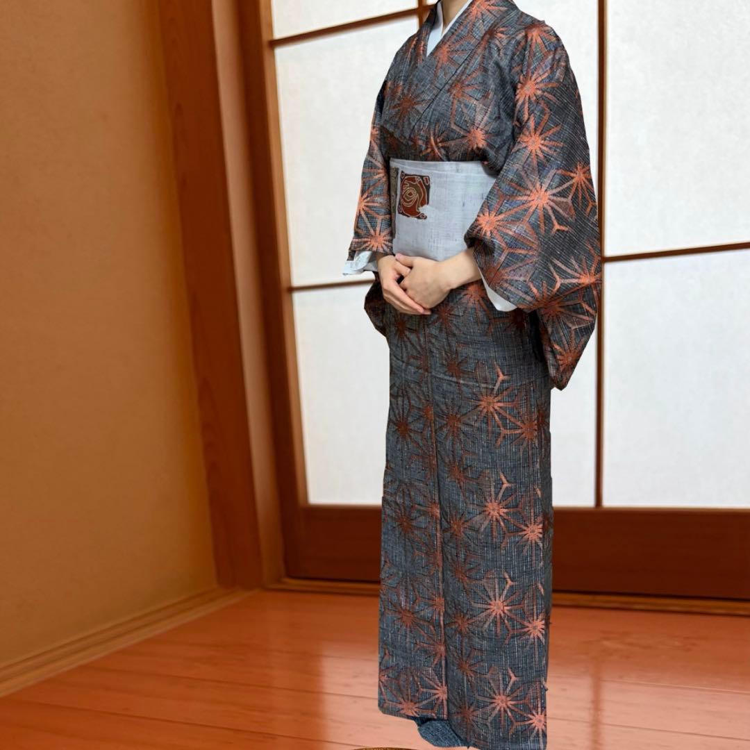 わ*る様 【美品】　洗える着物　リユース