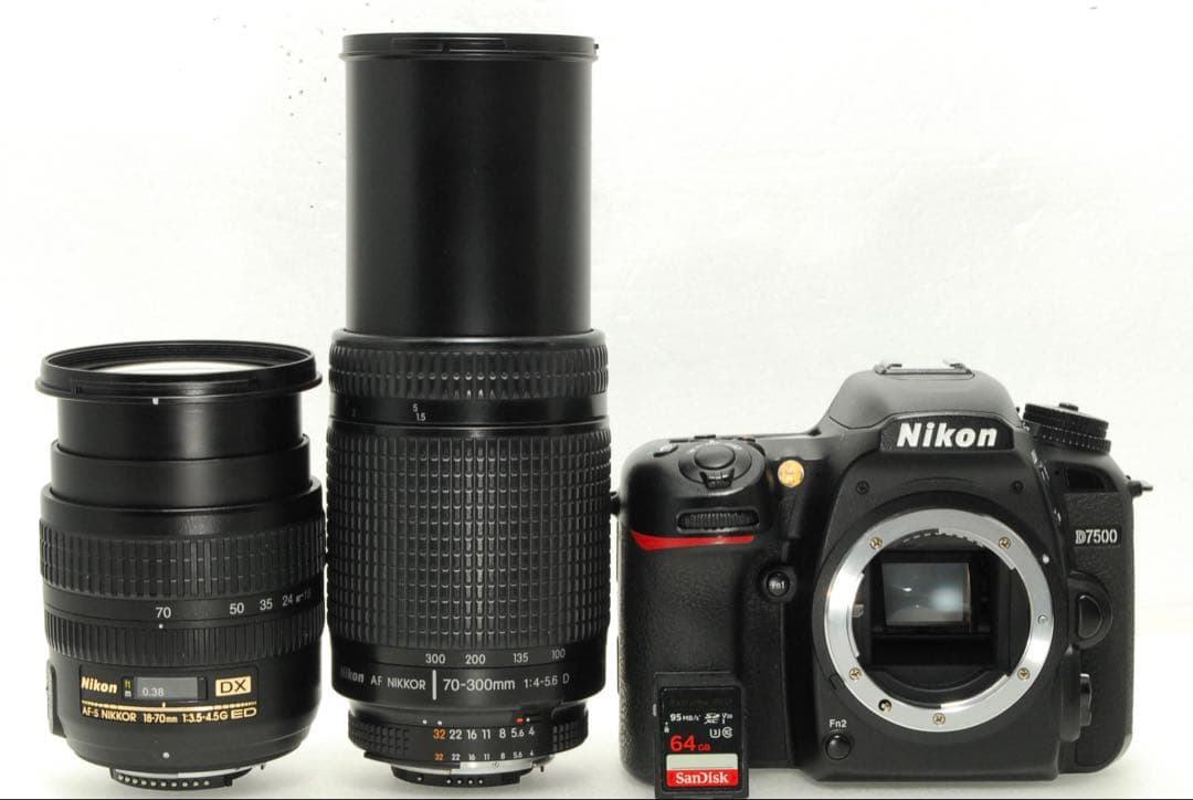 Nikon D7500 ❤️超望遠300mm ダブルレンズ ニコン 一眼レフカメラ