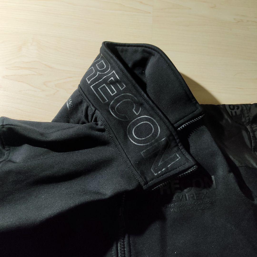 【希少レア】AVIREX RECON 裏起毛 トラック ジャケット 黒