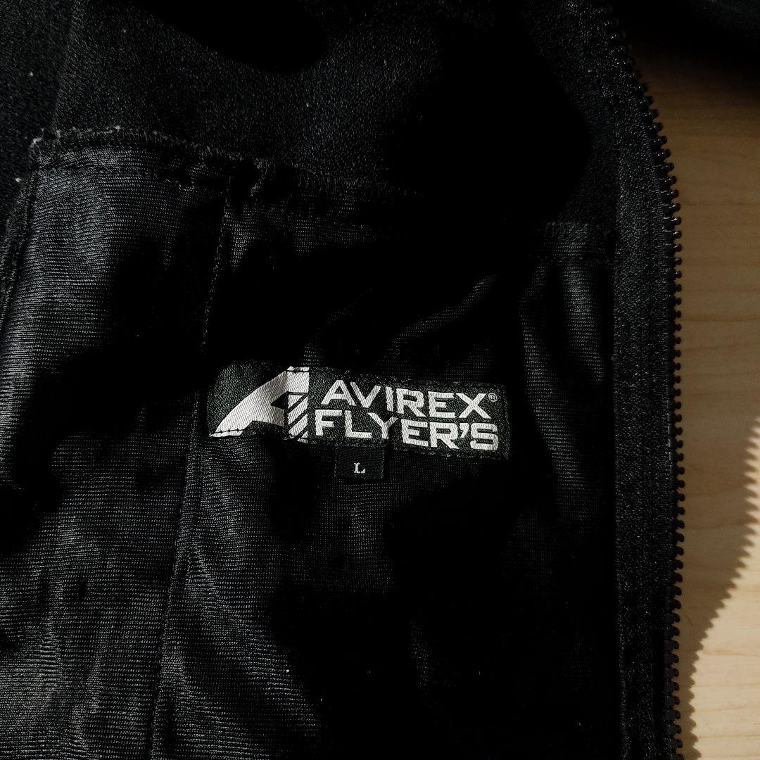 【希少レア】AVIREX RECON 裏起毛 トラック ジャケット 黒