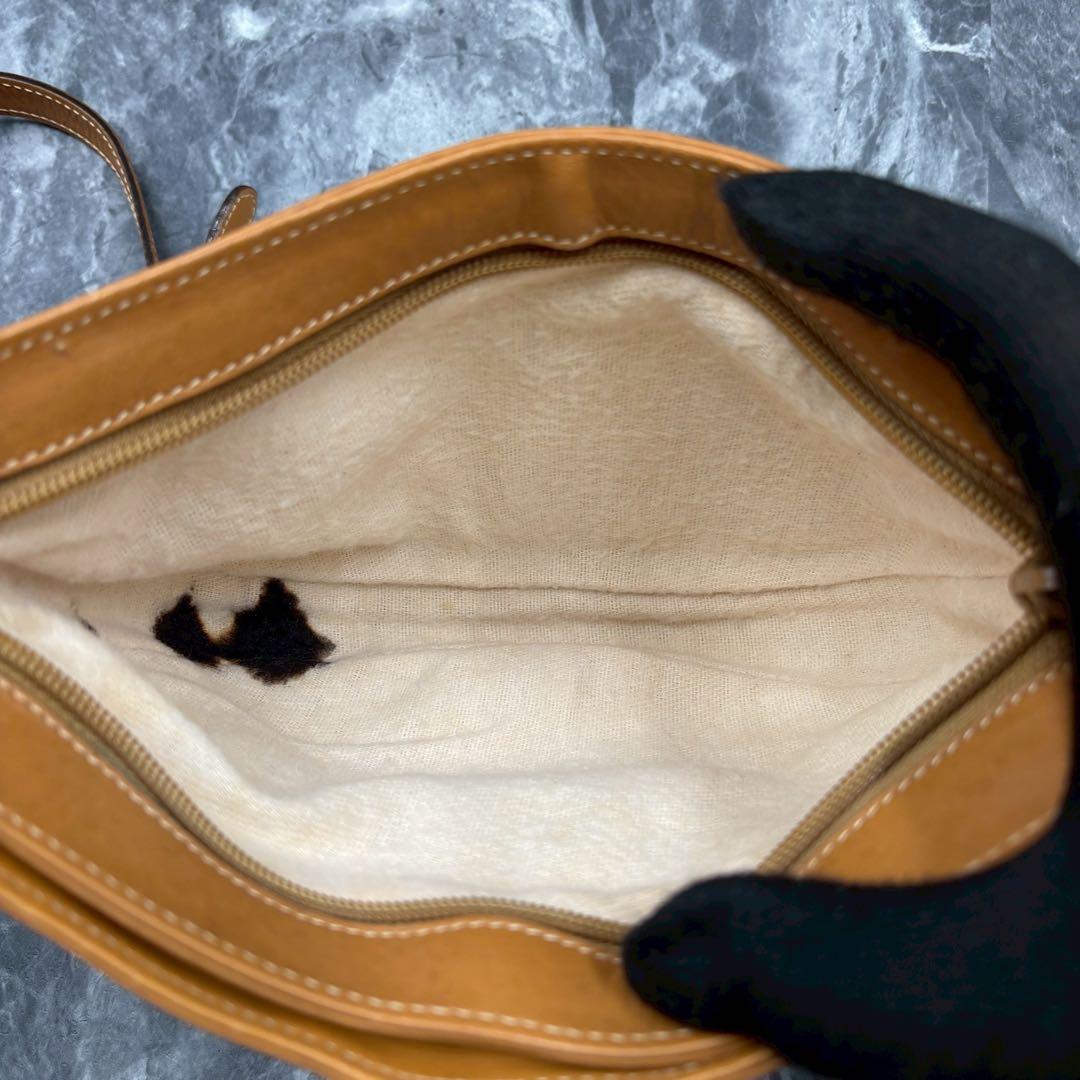 ✨美品✨GUCCI GG ショルダーバッグ ベージュ ブラウン 金具 レザー