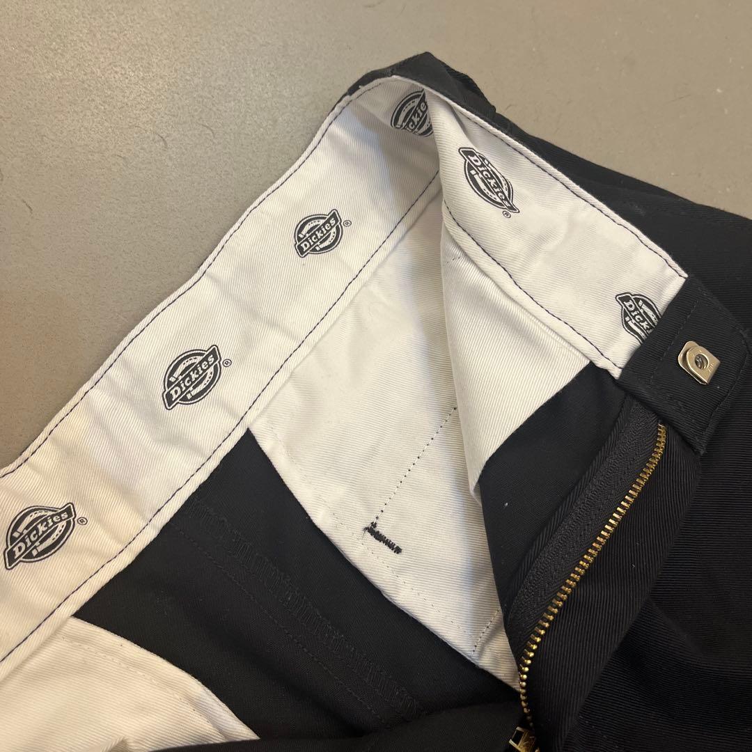 ok.soon×dickies wide chino pants (black)