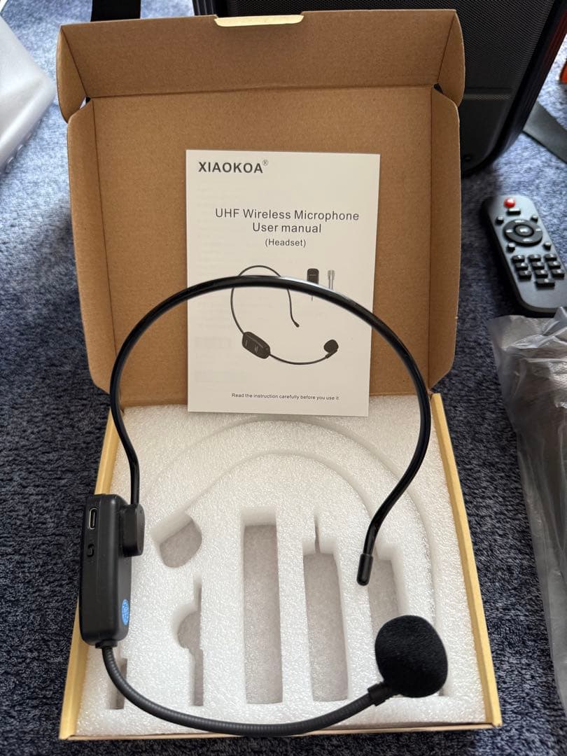 超美品！JY-66BT ポータブルスピーカー＋ワイヤレスマイク付き！音楽、会議等