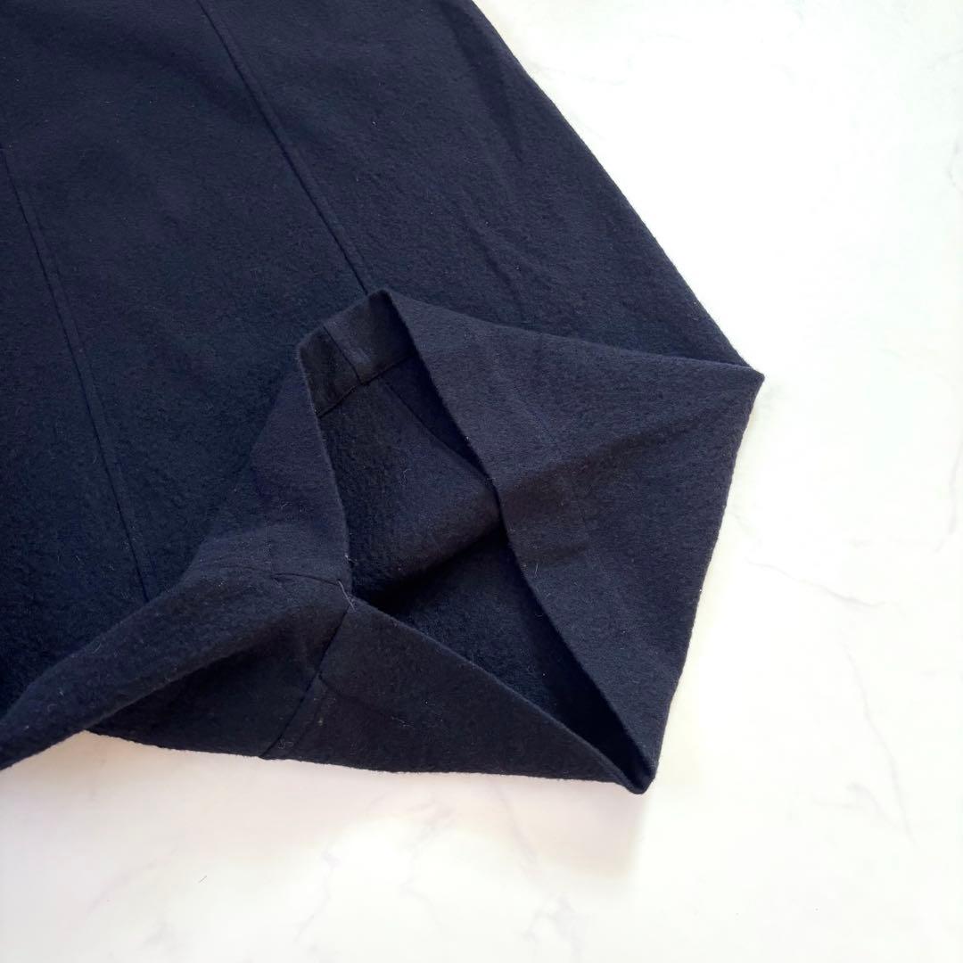 アーツアンドサイエンス サルエルパンツ メルトンウール 縮絨 日本製 ネイビー
