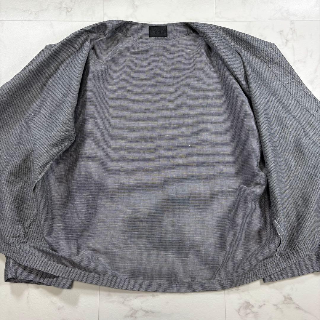 【美品】中川政七商店 セットアップ リネンブレンド 長袖シャツ イージーパンツ