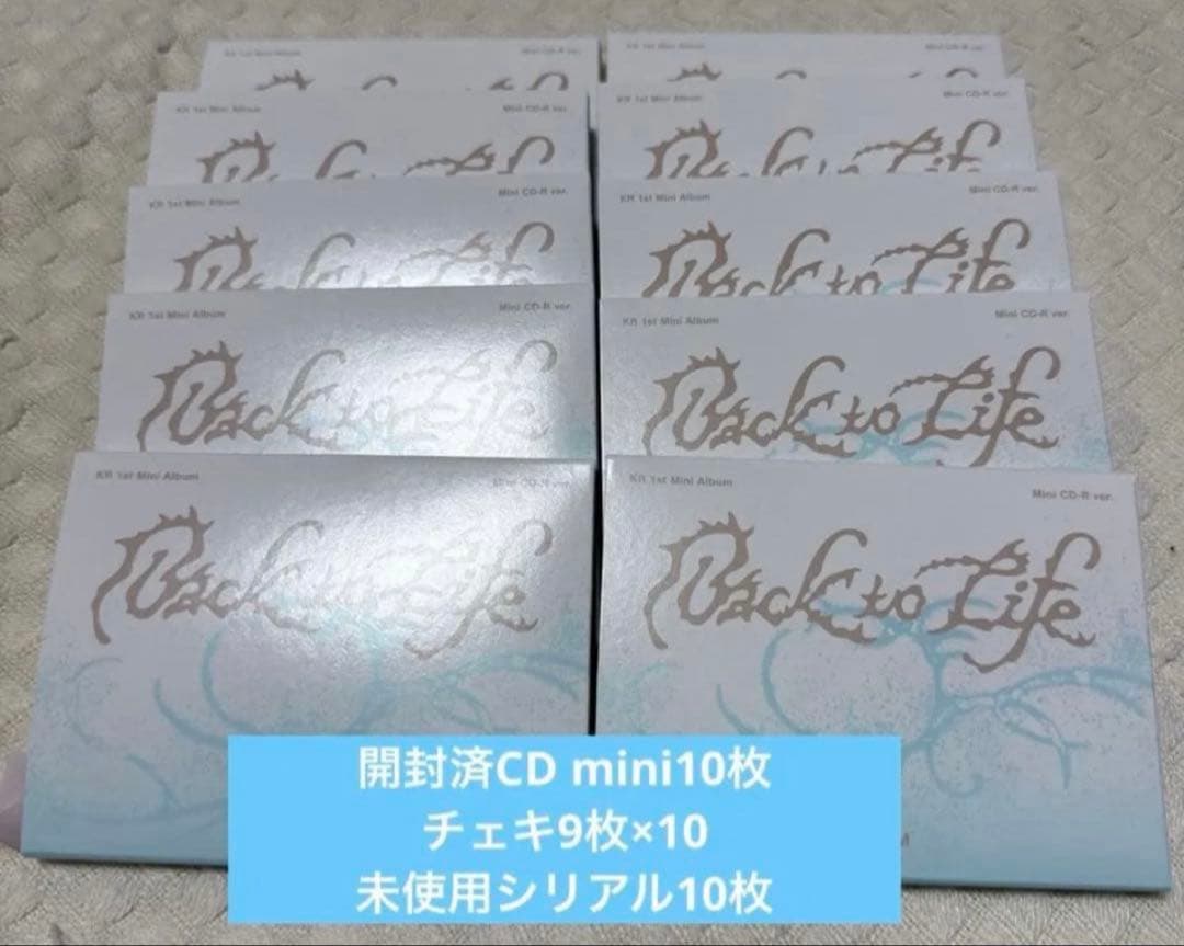 &TEAM Back to Life mini 10枚セットシリアルチェキ付