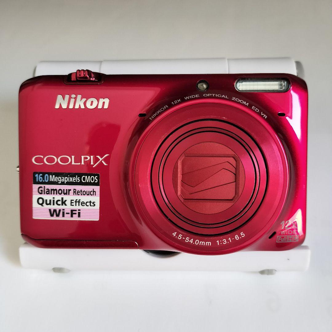 Nikon COOLPIX s6500 レッド コンパクトデジタルカメラ