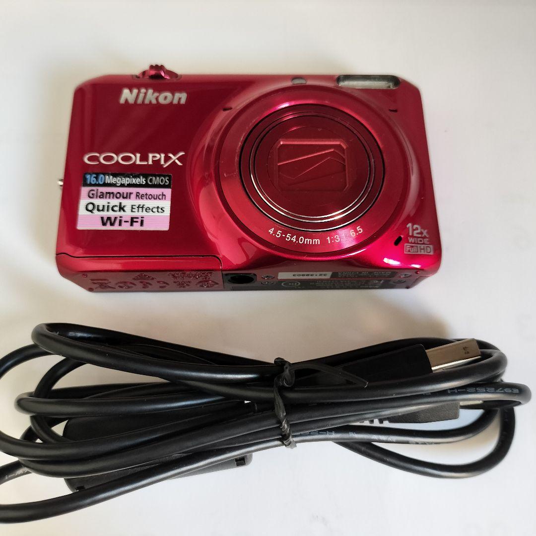 Nikon COOLPIX s6500 レッド コンパクトデジタルカメラ