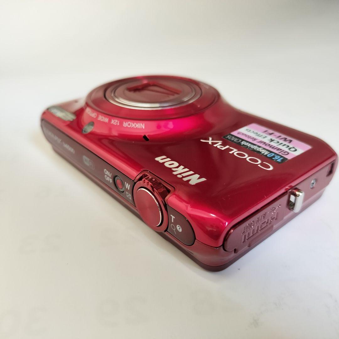 Nikon COOLPIX s6500 レッド コンパクトデジタルカメラ