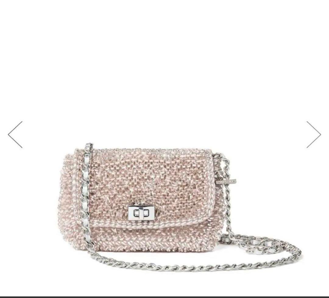 【美品】アンテプリマ　ワイヤーバック　ルケット　ピンクシルバー