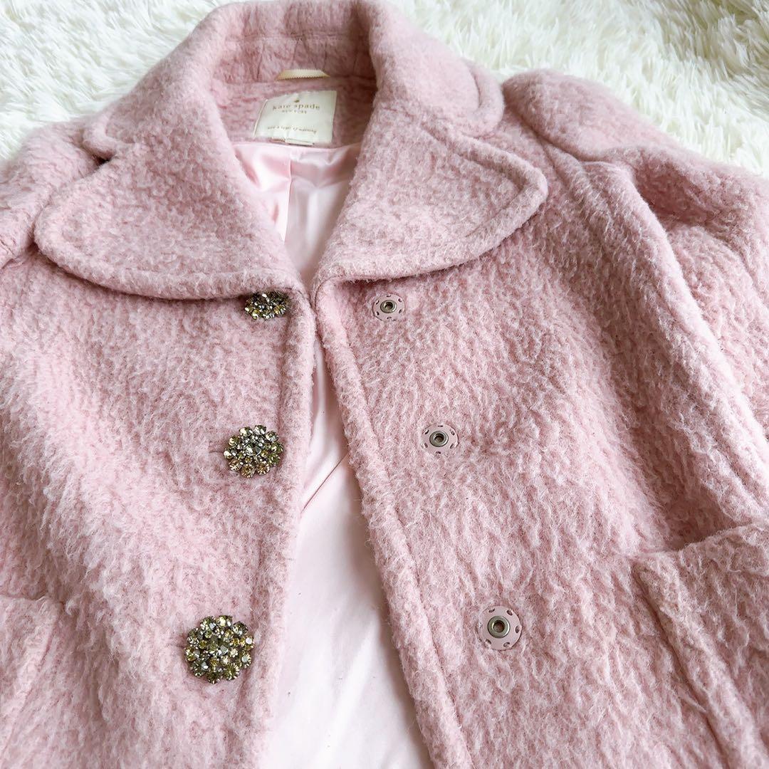 Kate spade new york コート　ピンク　厚手