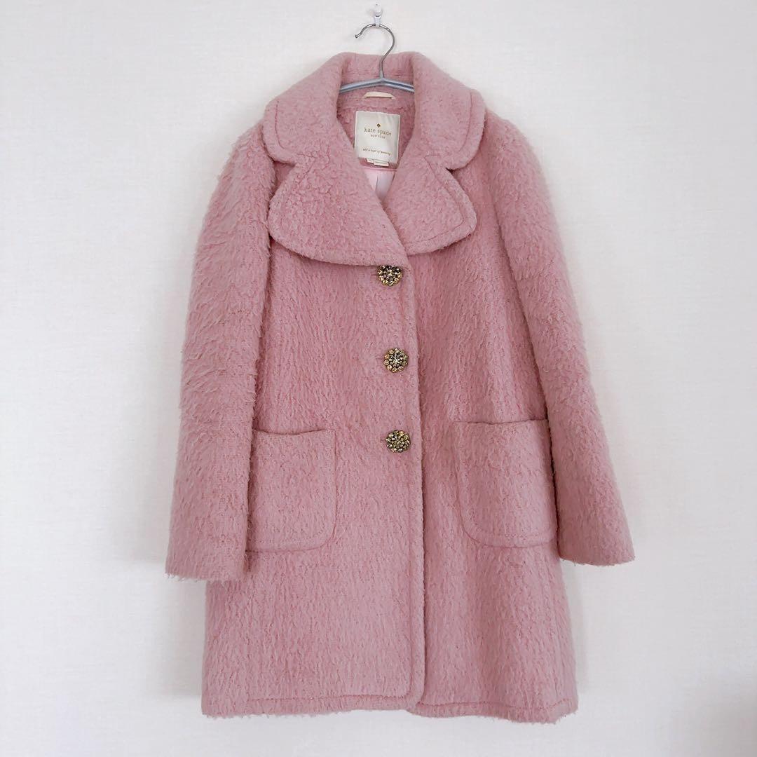 Kate spade new york コート　ピンク　厚手