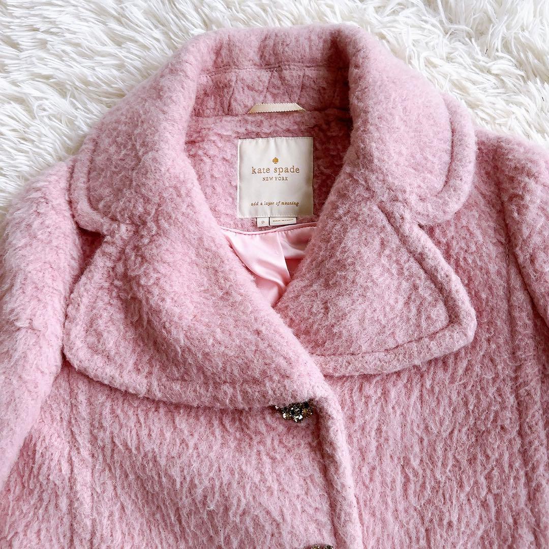 Kate spade new york コート　ピンク　厚手