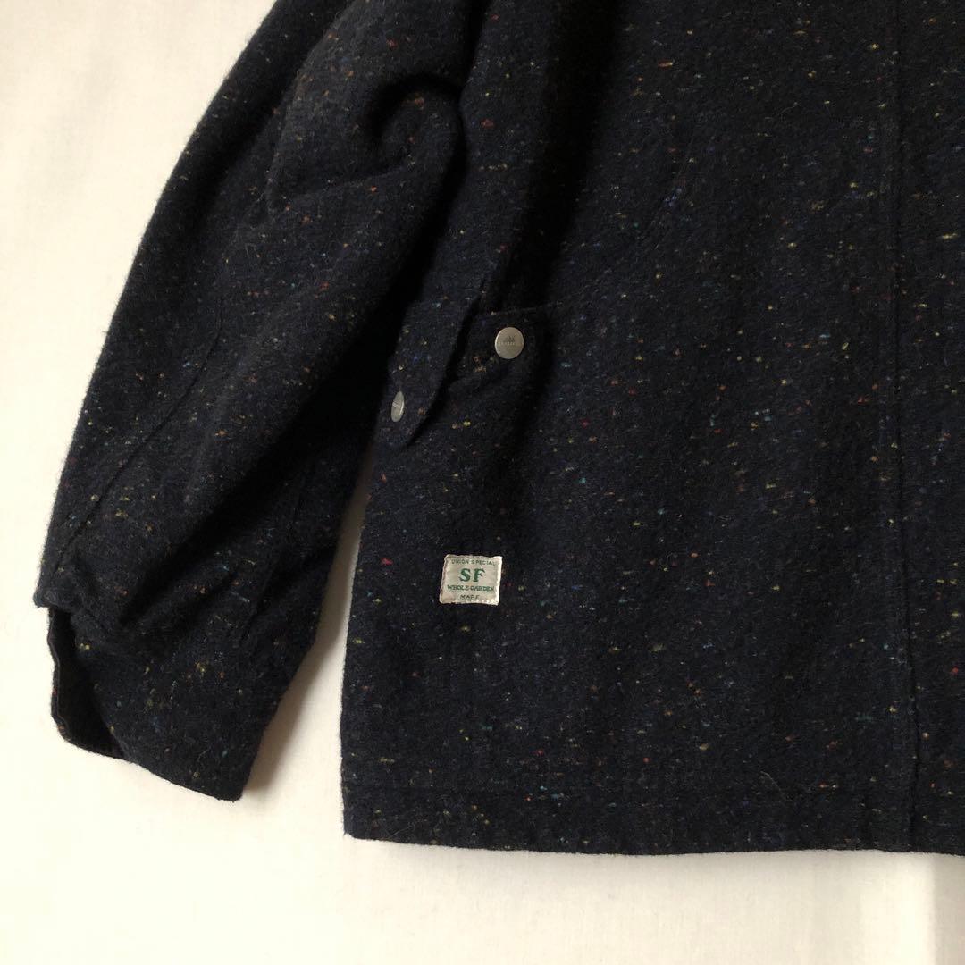 【冬物】SASSAFRAS ササフラス カバーオール ボアジャケット ドネガル