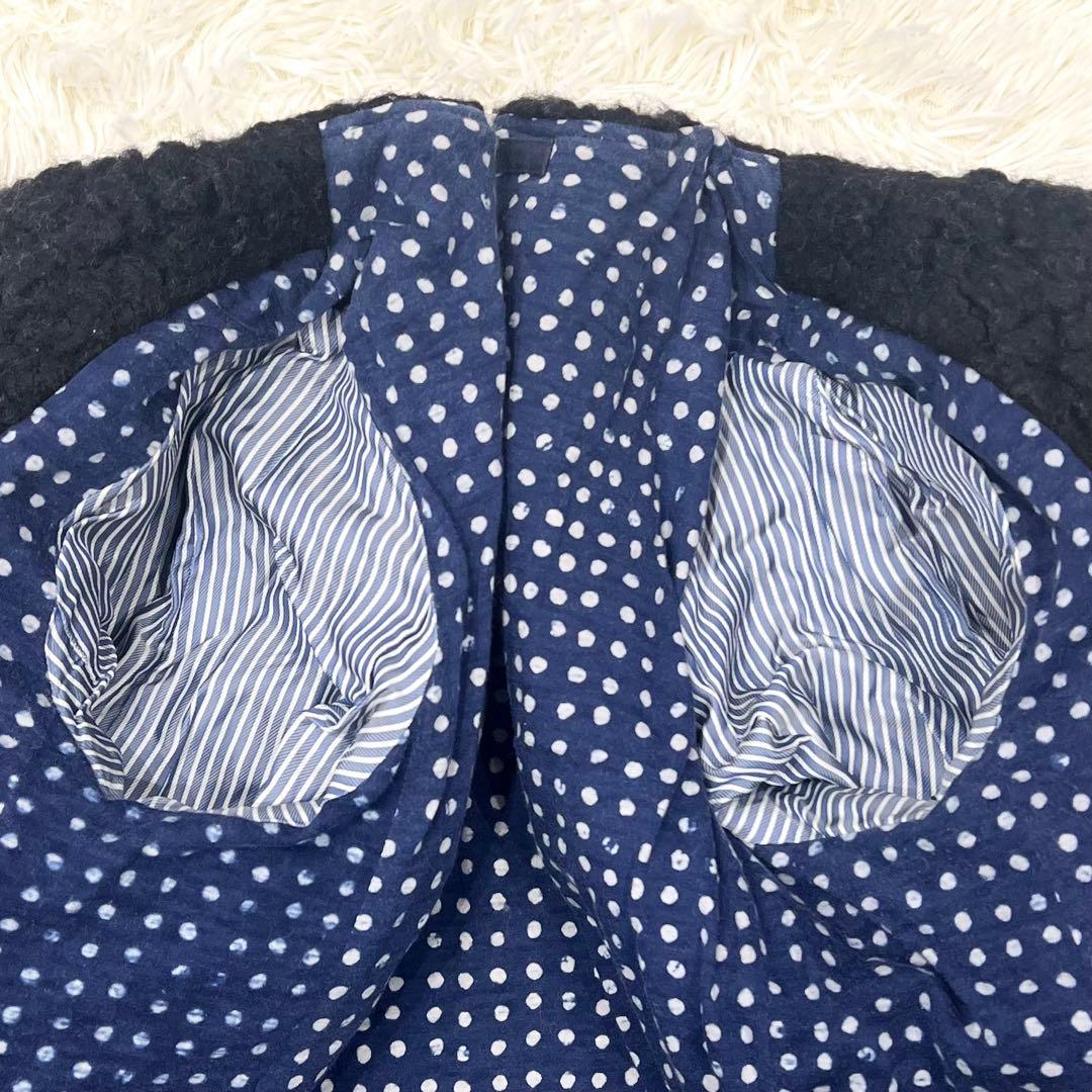 【希少】45R ノーカラー プードル ボアコート ブラック2