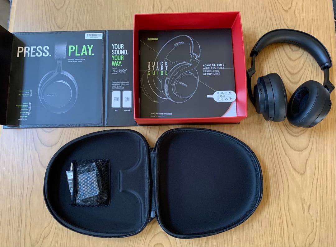 使用歴数回 SHURE AONIC 50 GEN2 ワイヤレスヘッドホン