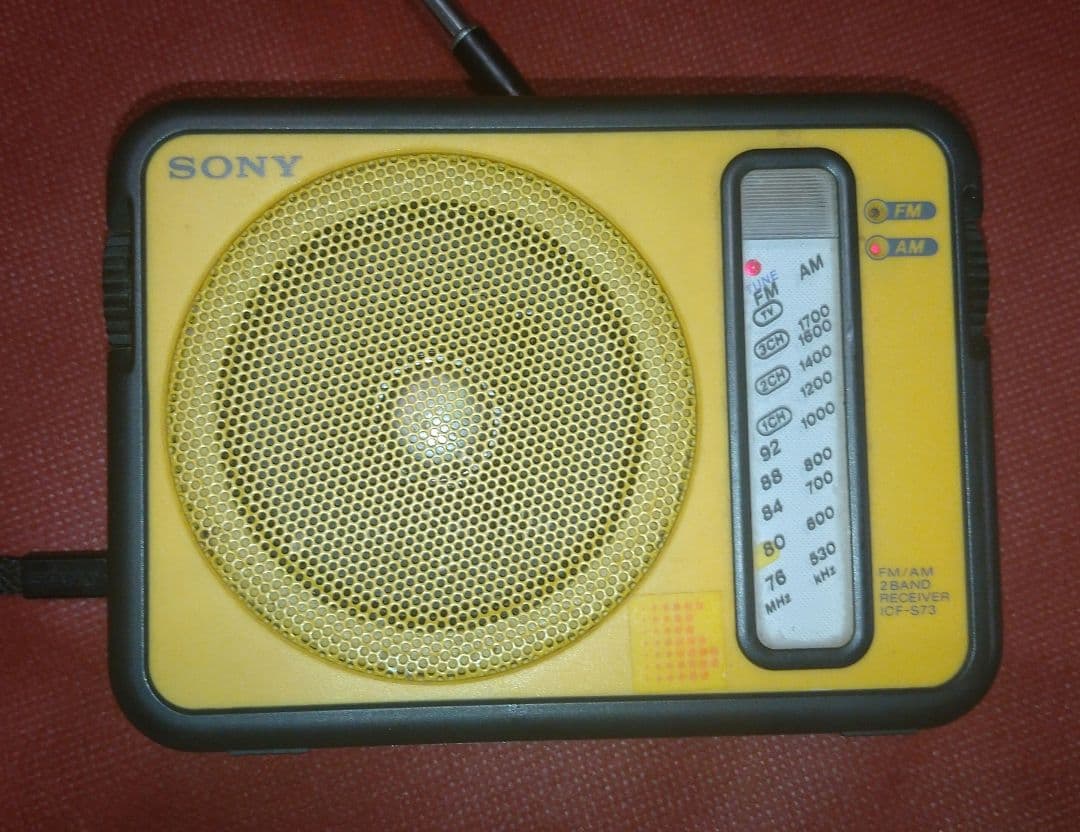 SONY SPORTS FM/AMラジオ ICF-S73 中古