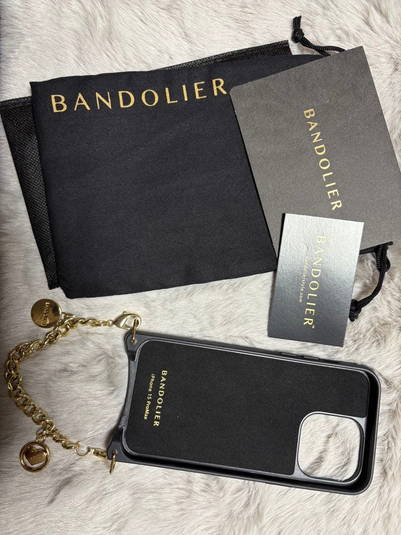 【お値下げ】BANDOLIER ブラック iPhoneケース