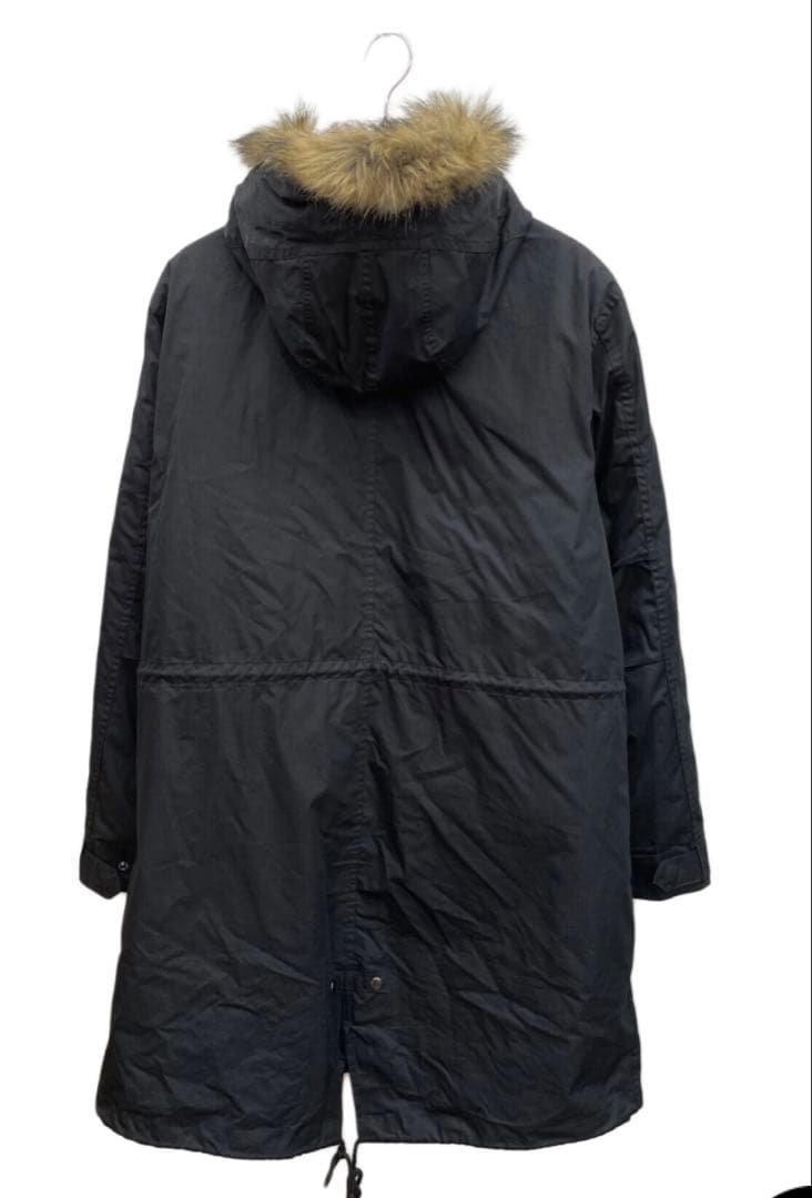 フレッドペリー　モッズコート　J6504 フィッシュテール パーカー　ブラック