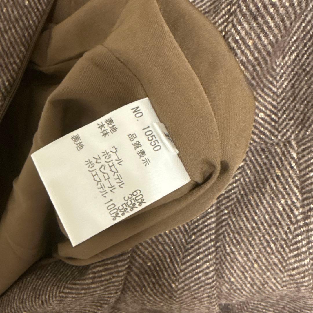 M me eme クラシカルへリンボーンミニワンピース