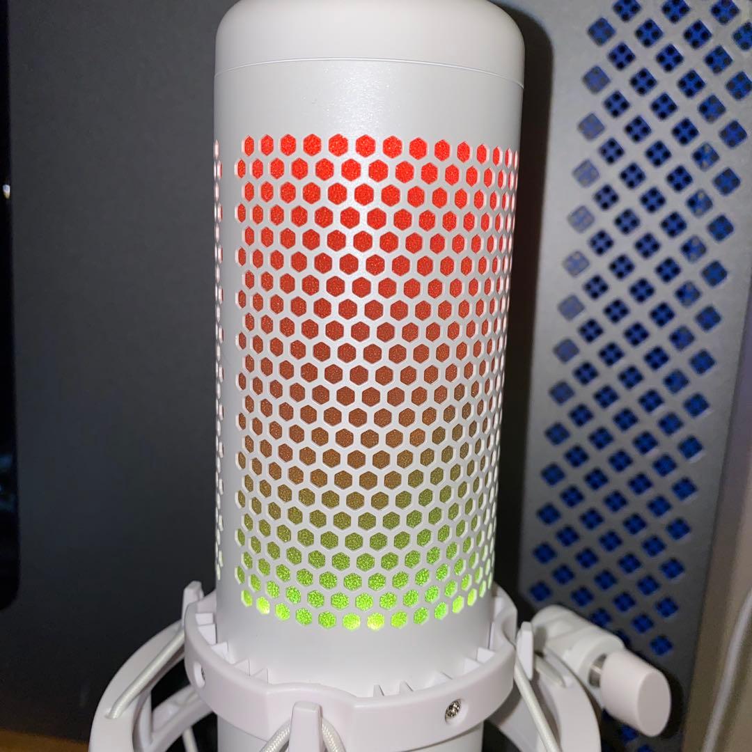 HyperX QuadCast S ホワイト 白 コンデンサーマイク