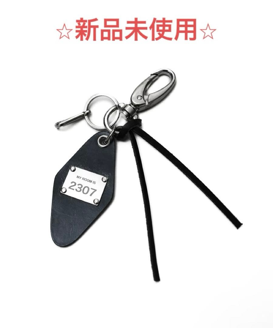 【新品】LUXURY MATERIAL LEATHER ROOM KEYRING