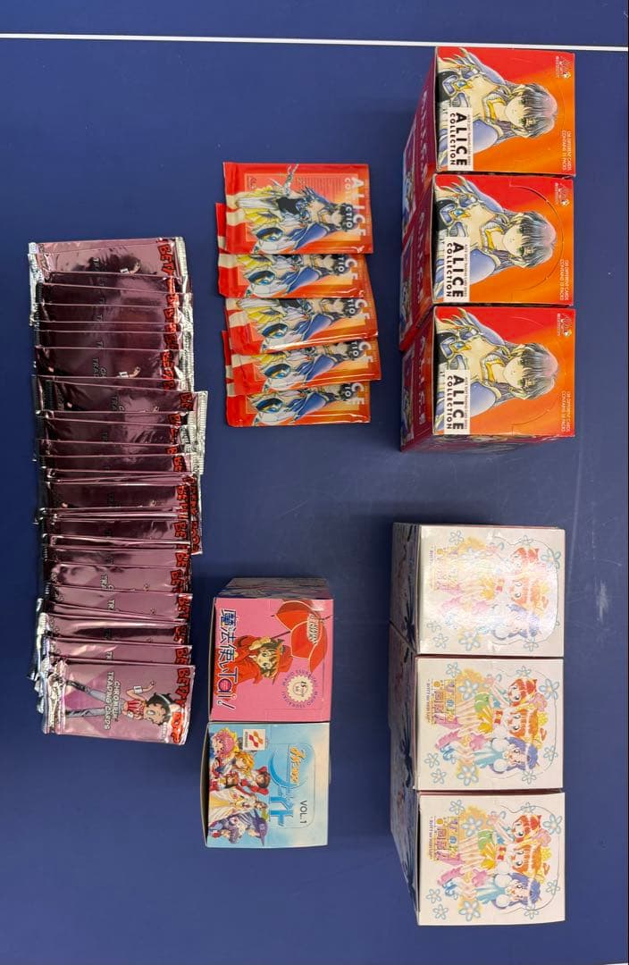 d*9様 希少 絶版 レトロ トレカ まとめ売り BOX パック カード未開封有